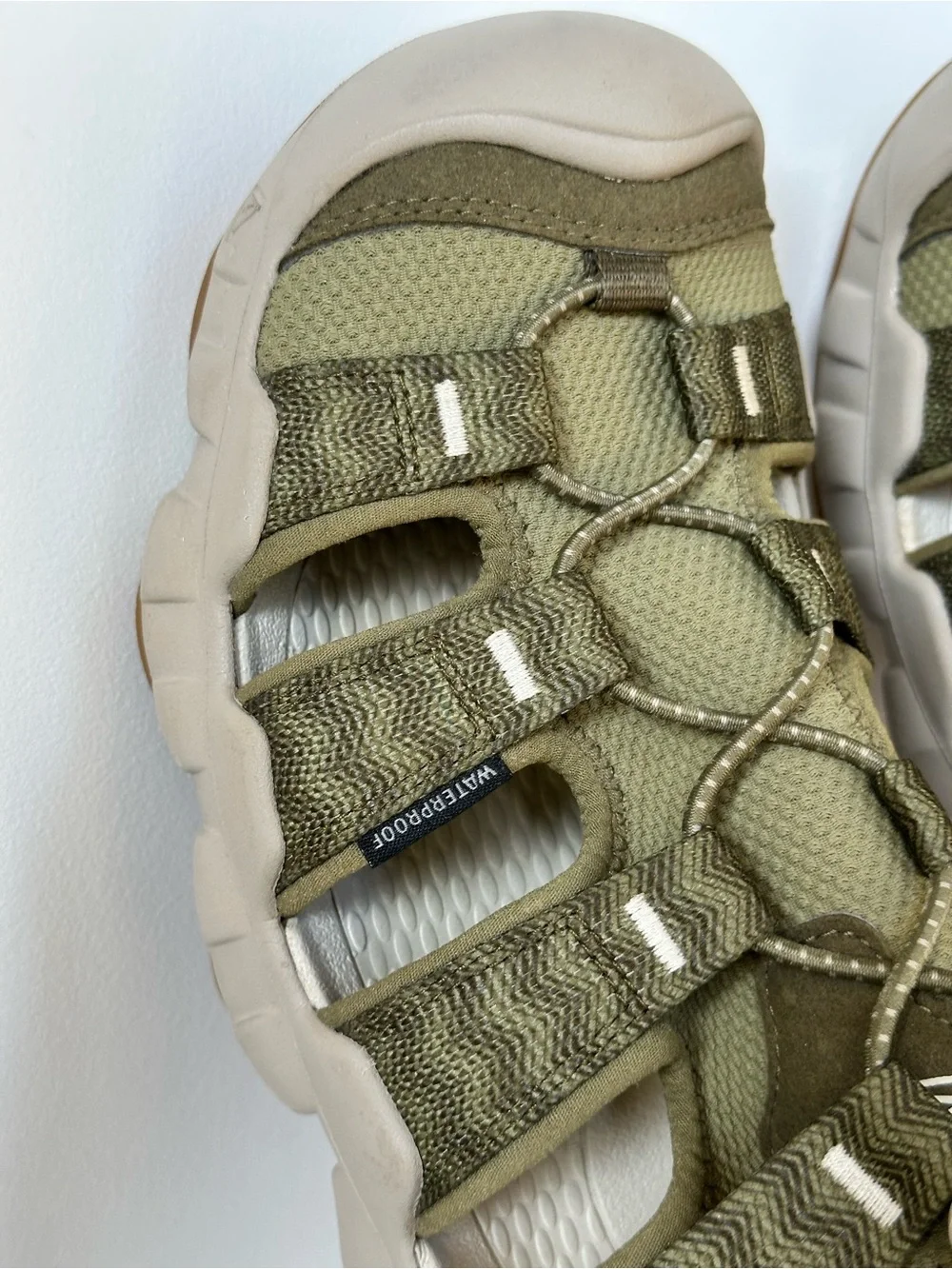 KEEN Hyperport H2 Sport Water Closed Toe Sandals Green Olive Taupe Men's Size 11